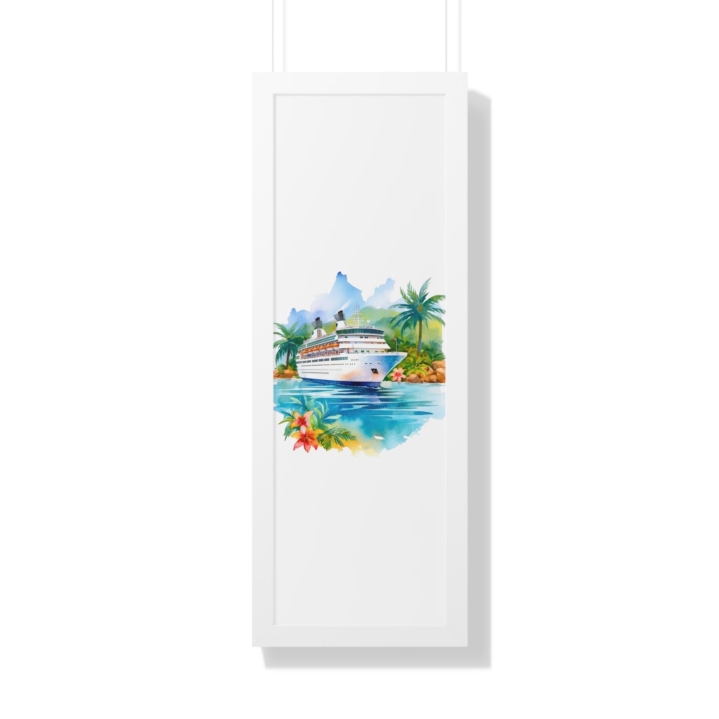 Framed Vertical Poster- Ship 1