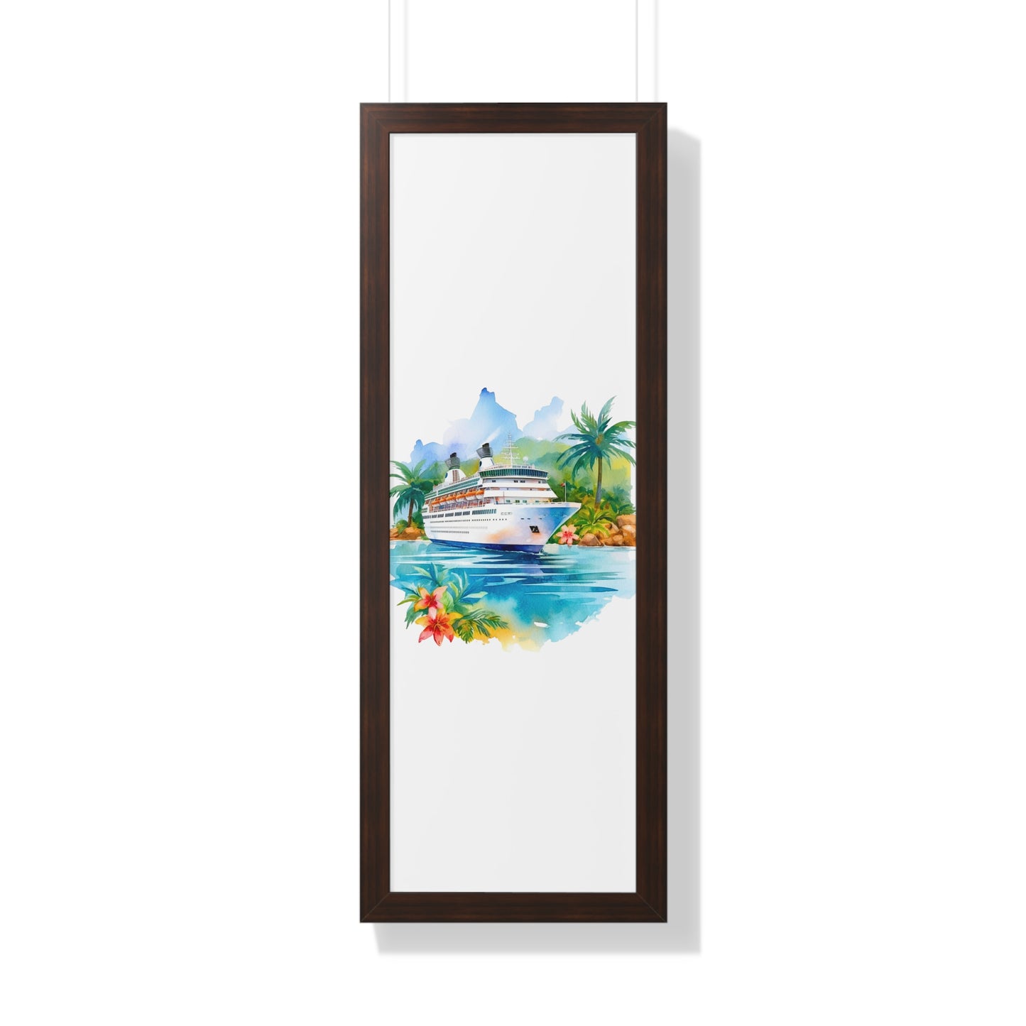 Framed Vertical Poster- Ship 1