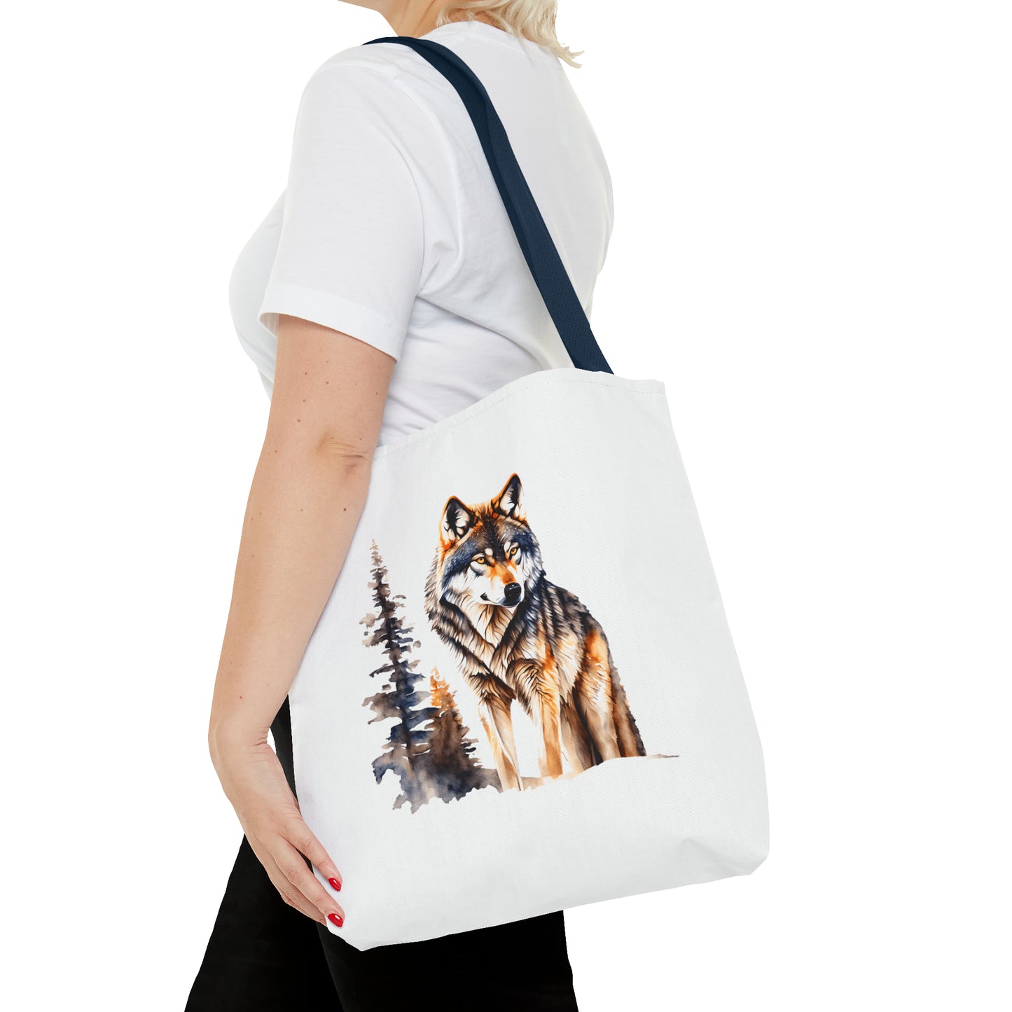 Canvas Tote Bag - wolf