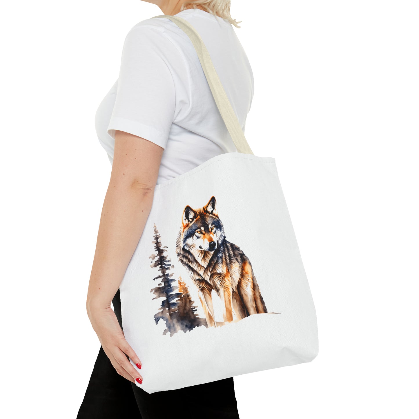 Canvas Tote Bag - wolf