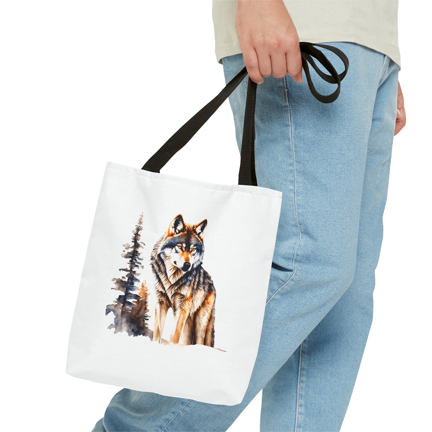 Canvas Tote Bag - wolf