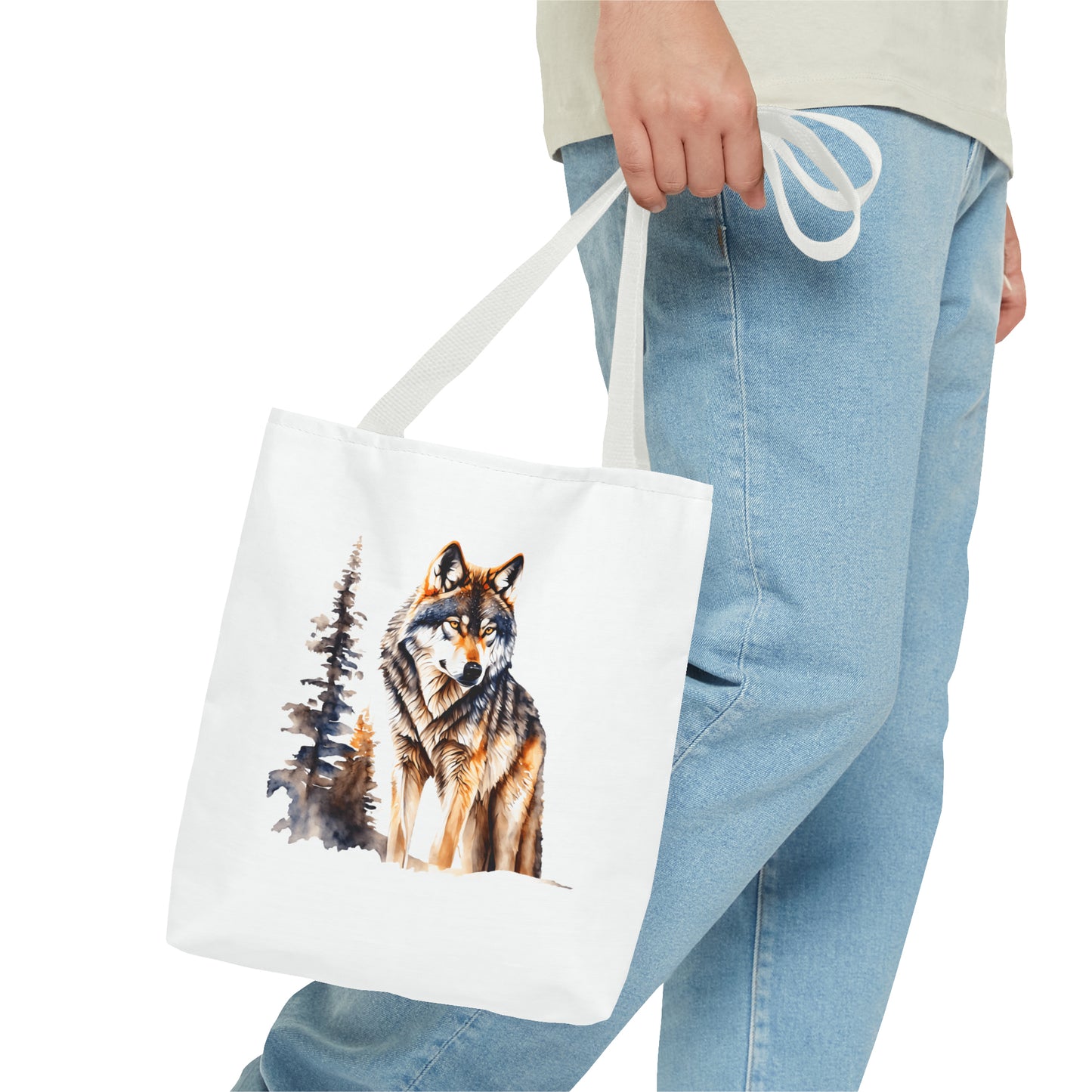 Canvas Tote Bag - wolf