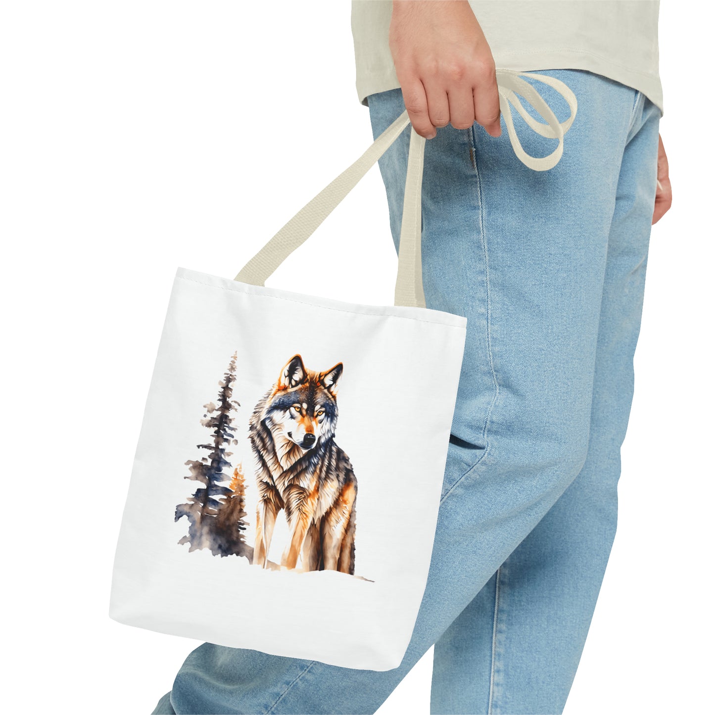 Canvas Tote Bag - wolf