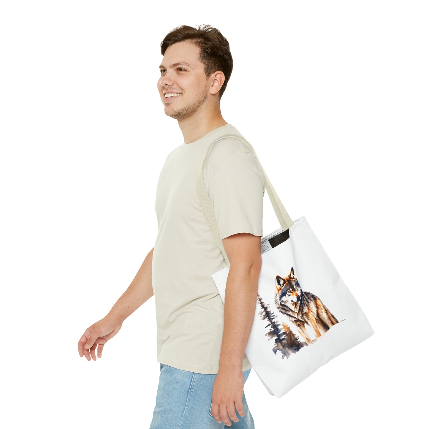 Canvas Tote Bag - wolf
