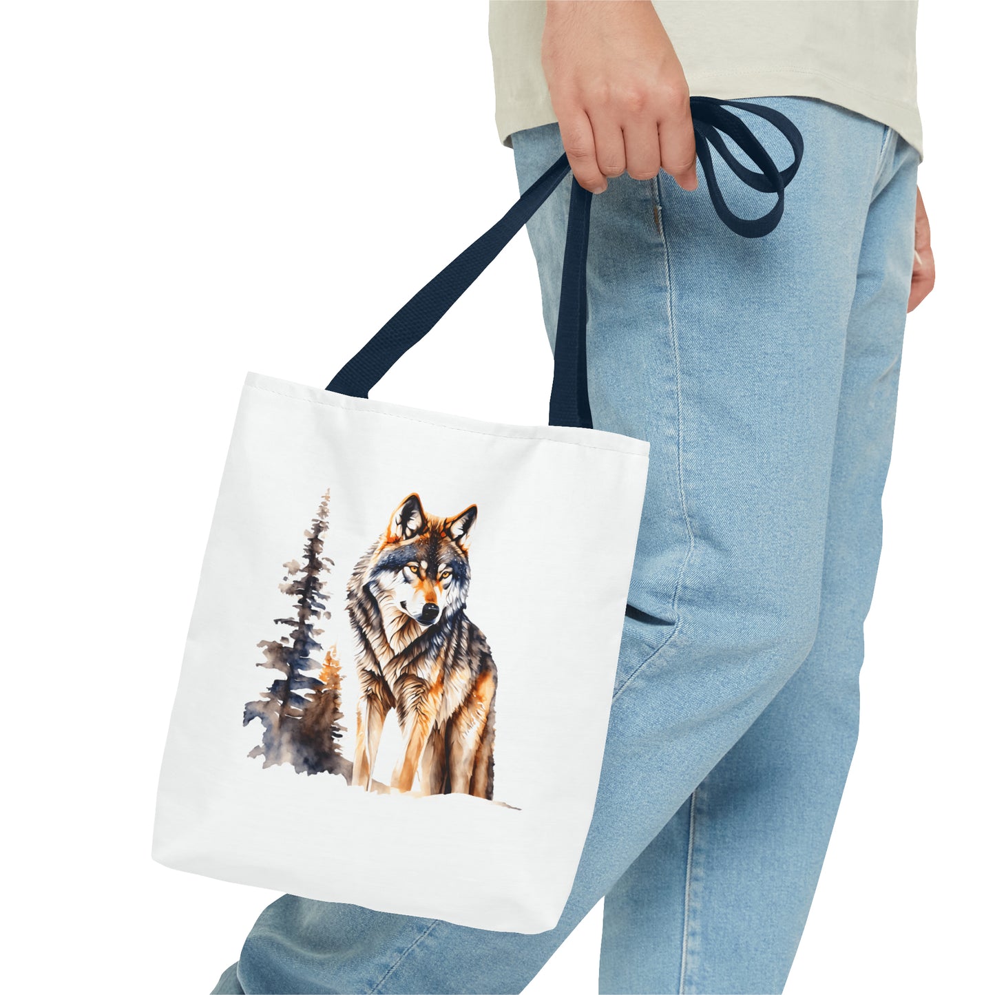 Canvas Tote Bag - wolf
