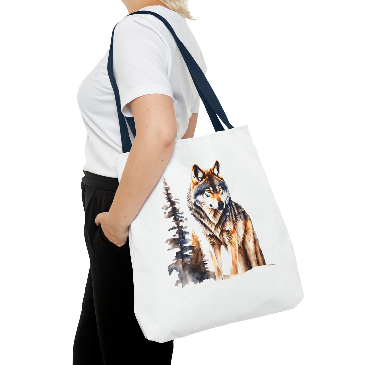 Canvas Tote Bag - wolf