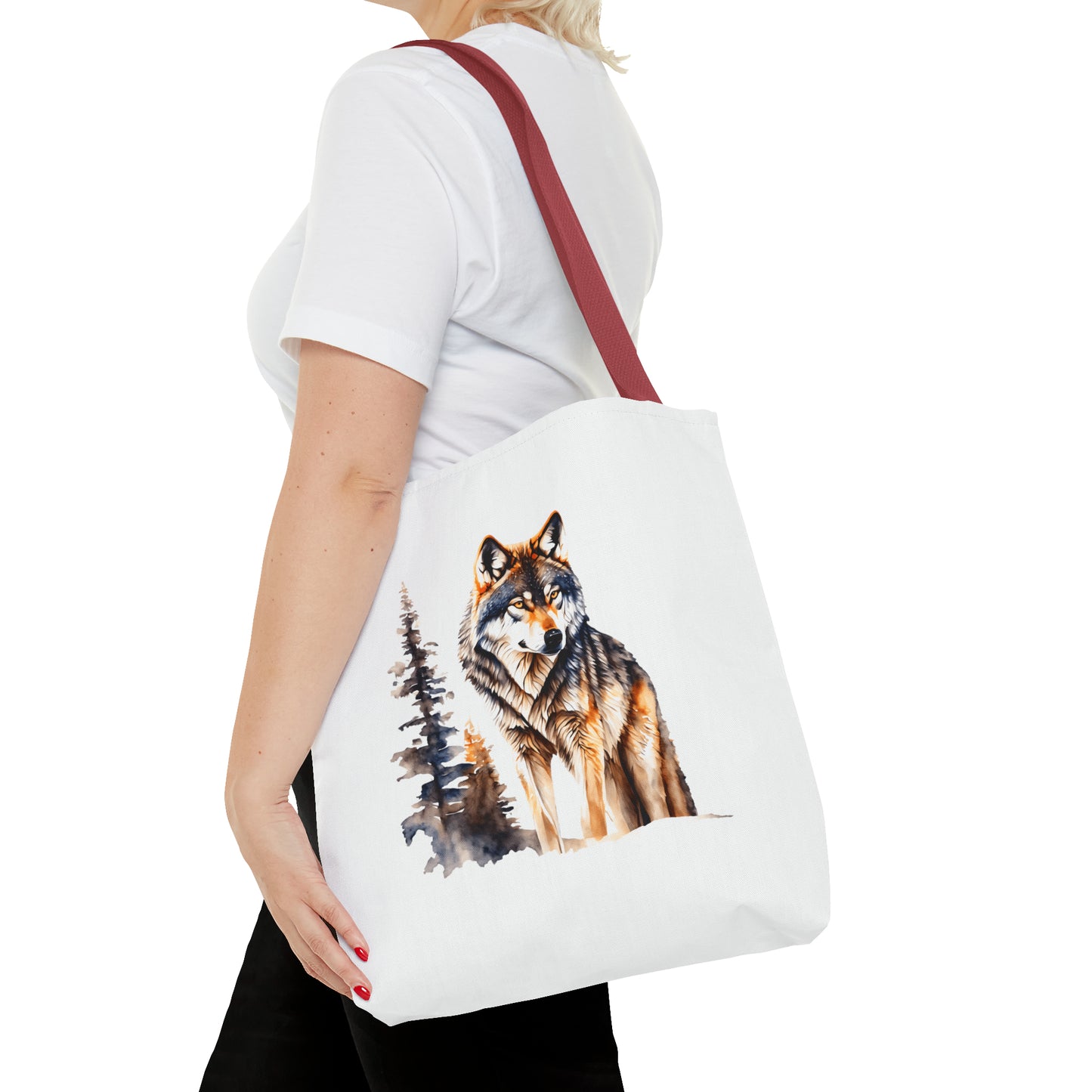 Canvas Tote Bag - wolf