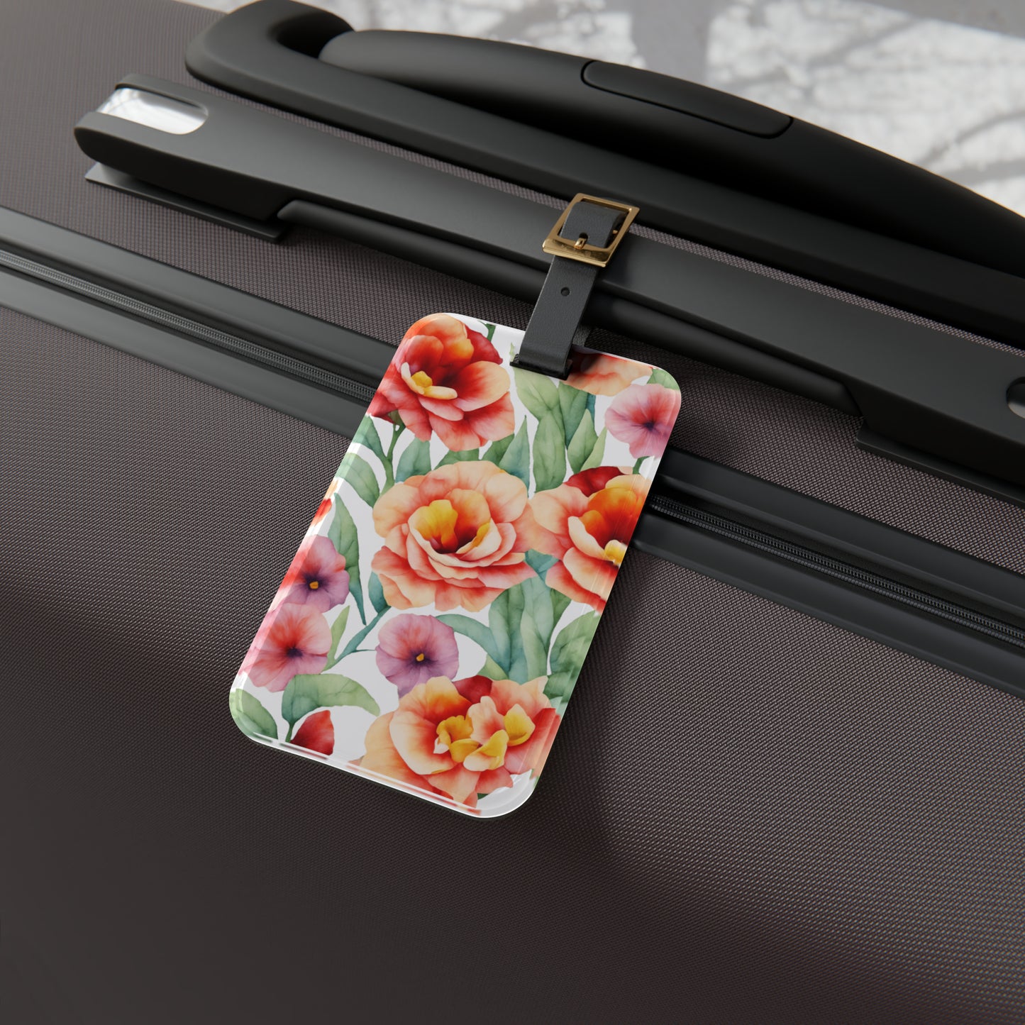 Luggage Tag- Flower design