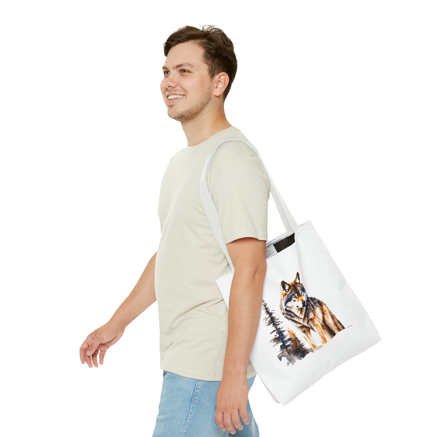 Canvas Tote Bag - wolf