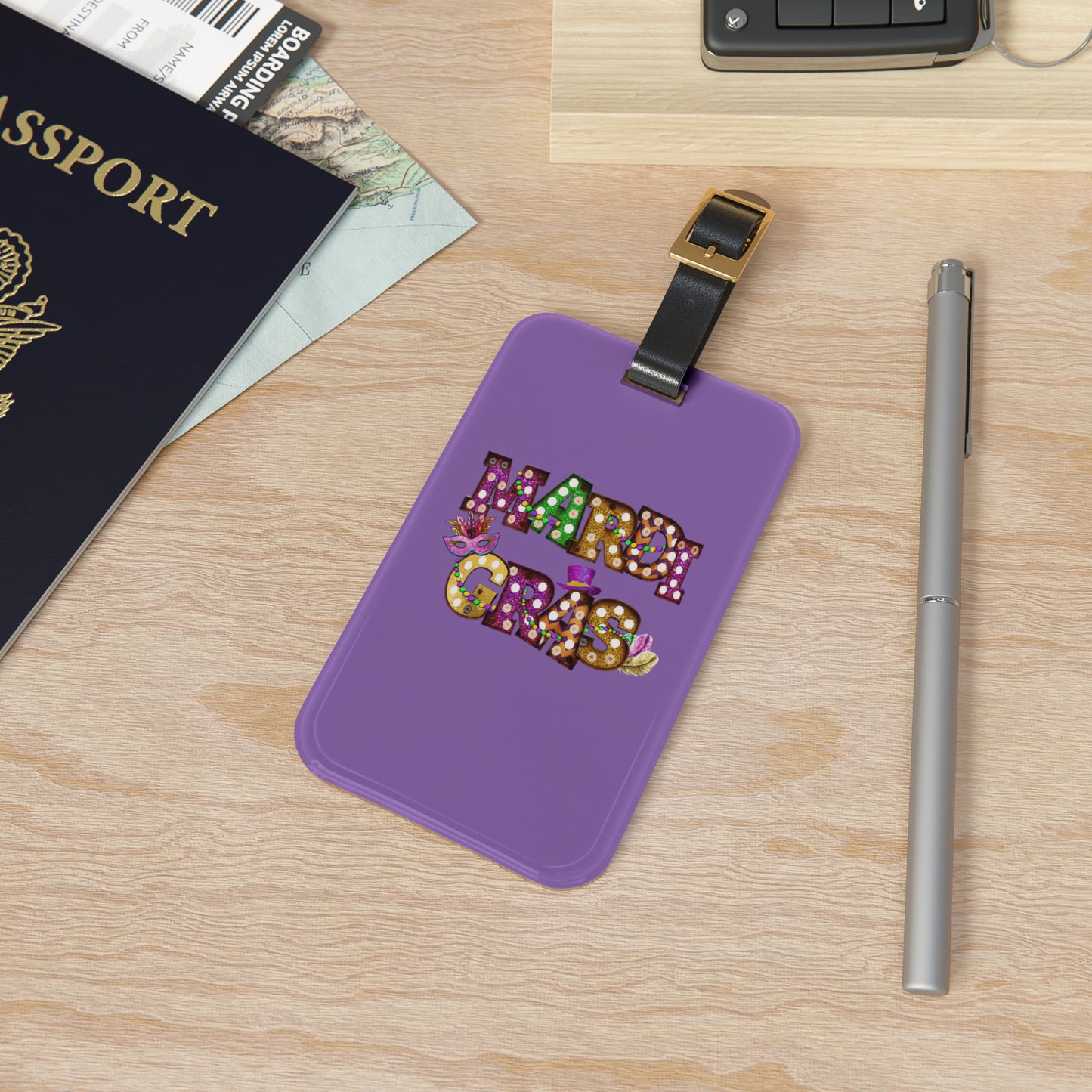 Luggage Tag - Mardi gras3