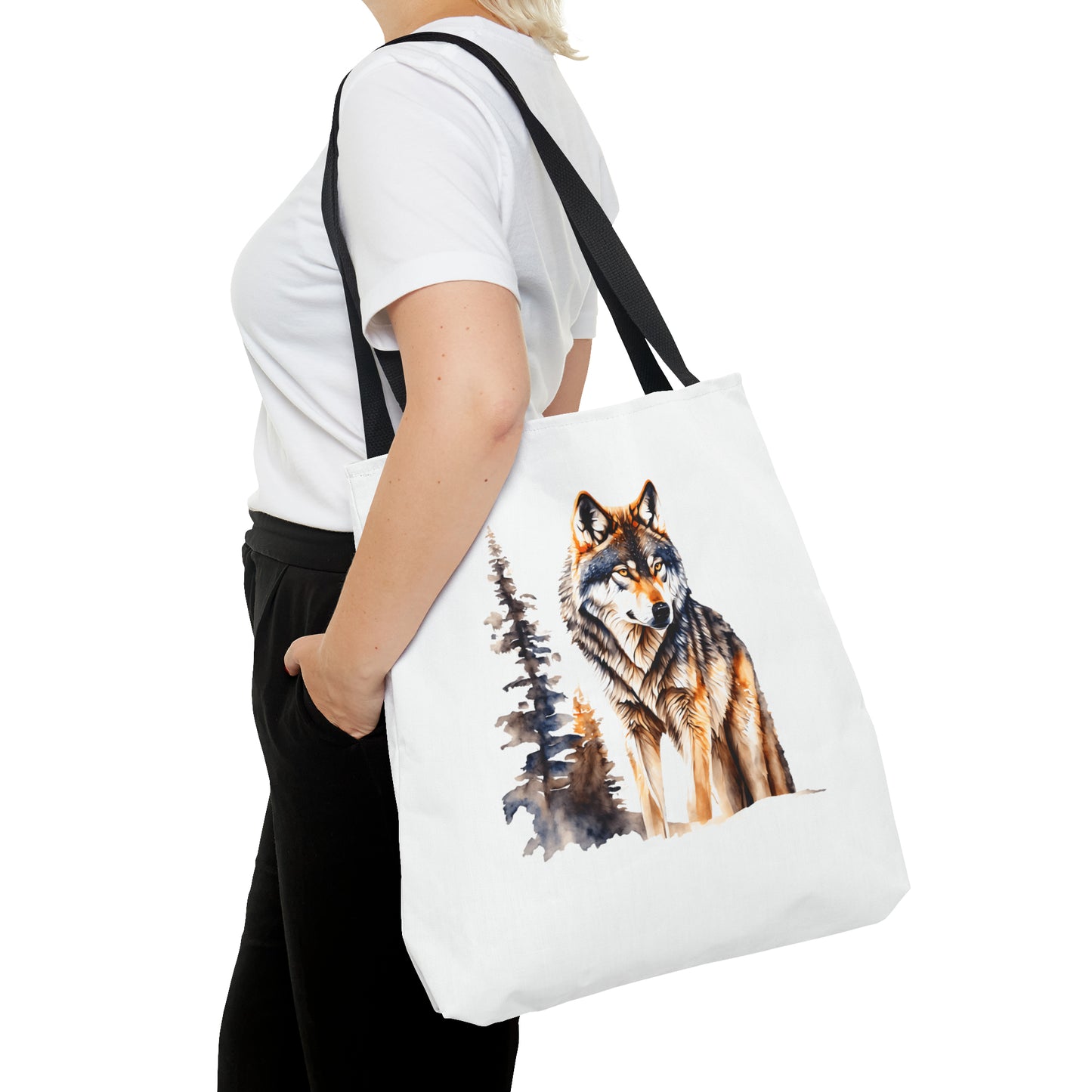 Canvas Tote Bag - wolf