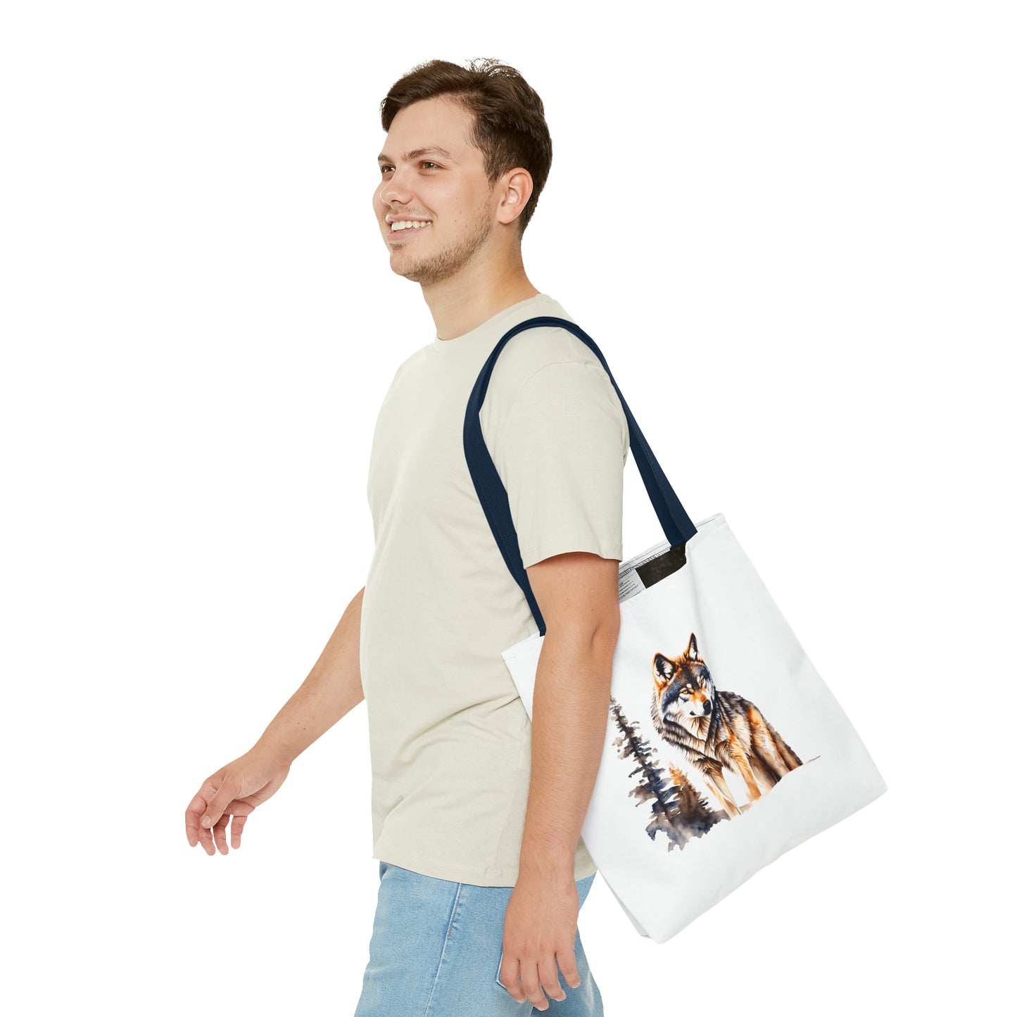 Canvas Tote Bag - wolf