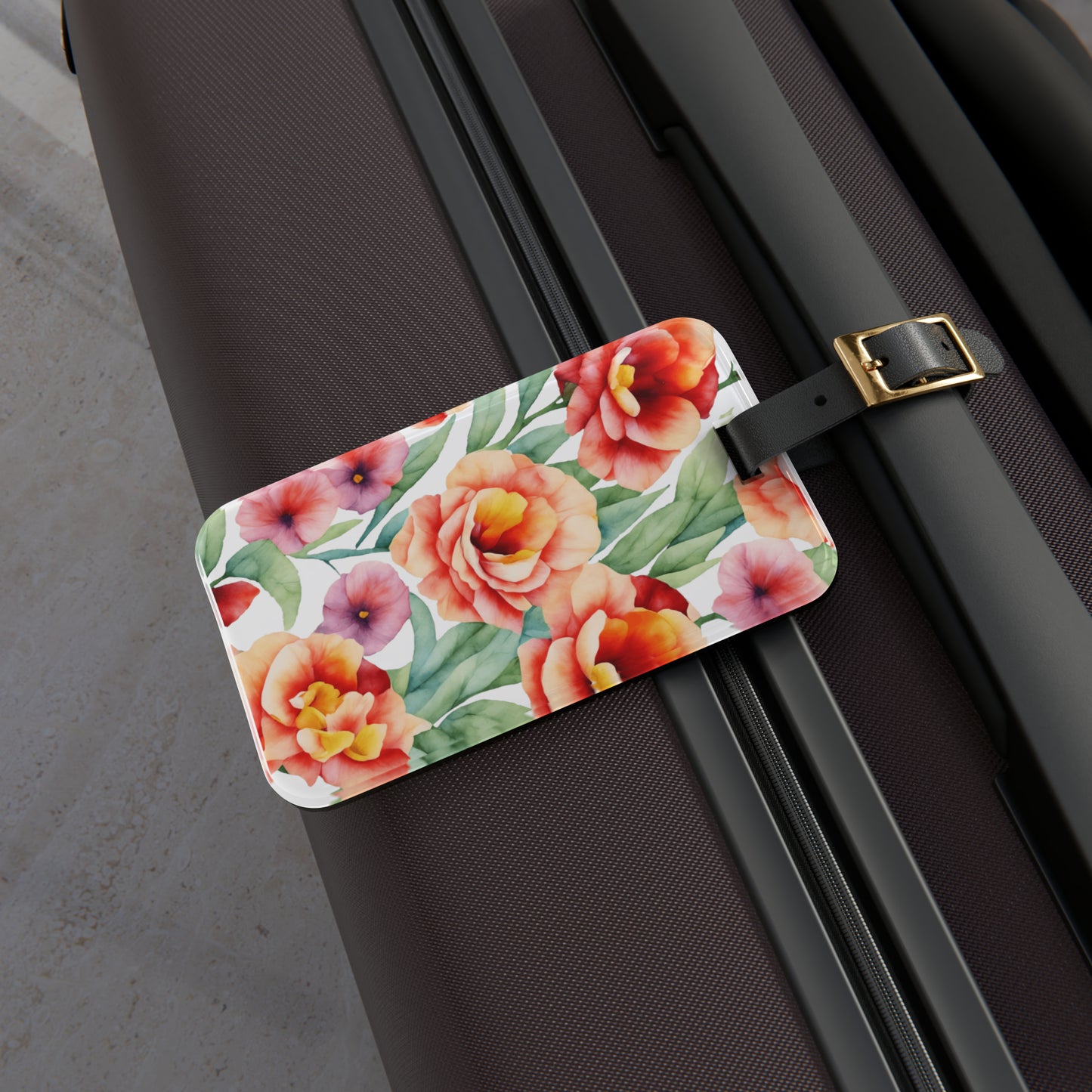 Luggage Tag- Flower design