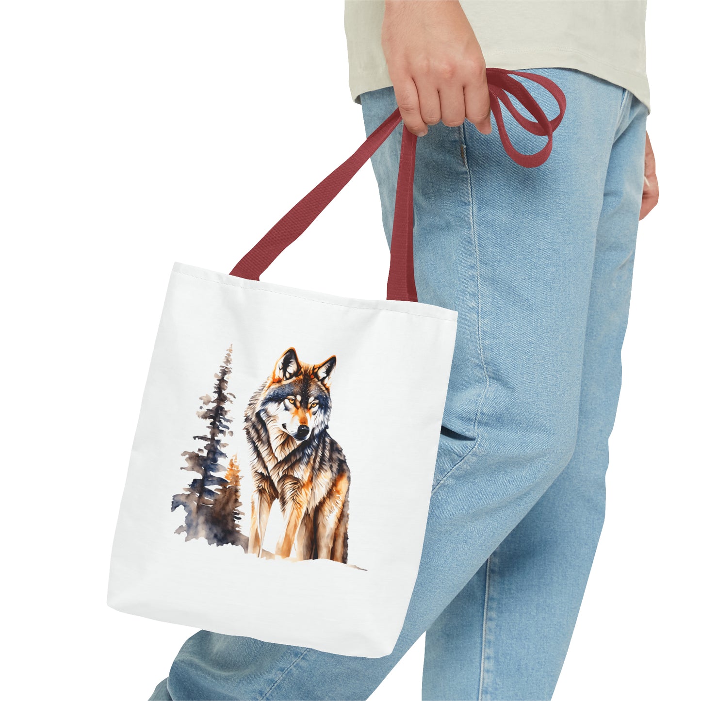 Canvas Tote Bag - wolf