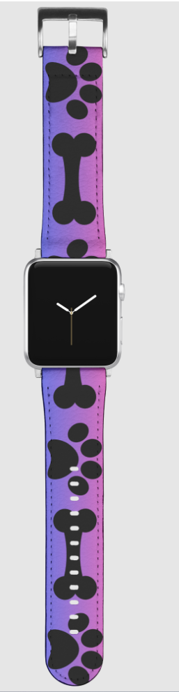 Apple watch band- Dog Paws & Bones 38/42mm
