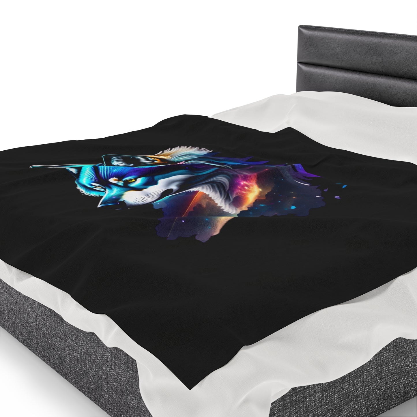 Blanket -Arctic Fleece Blanket -Wolf