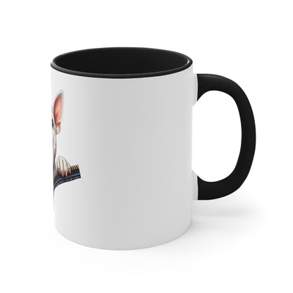 Accent Coffee Mug, 11oz- Bull Terrier