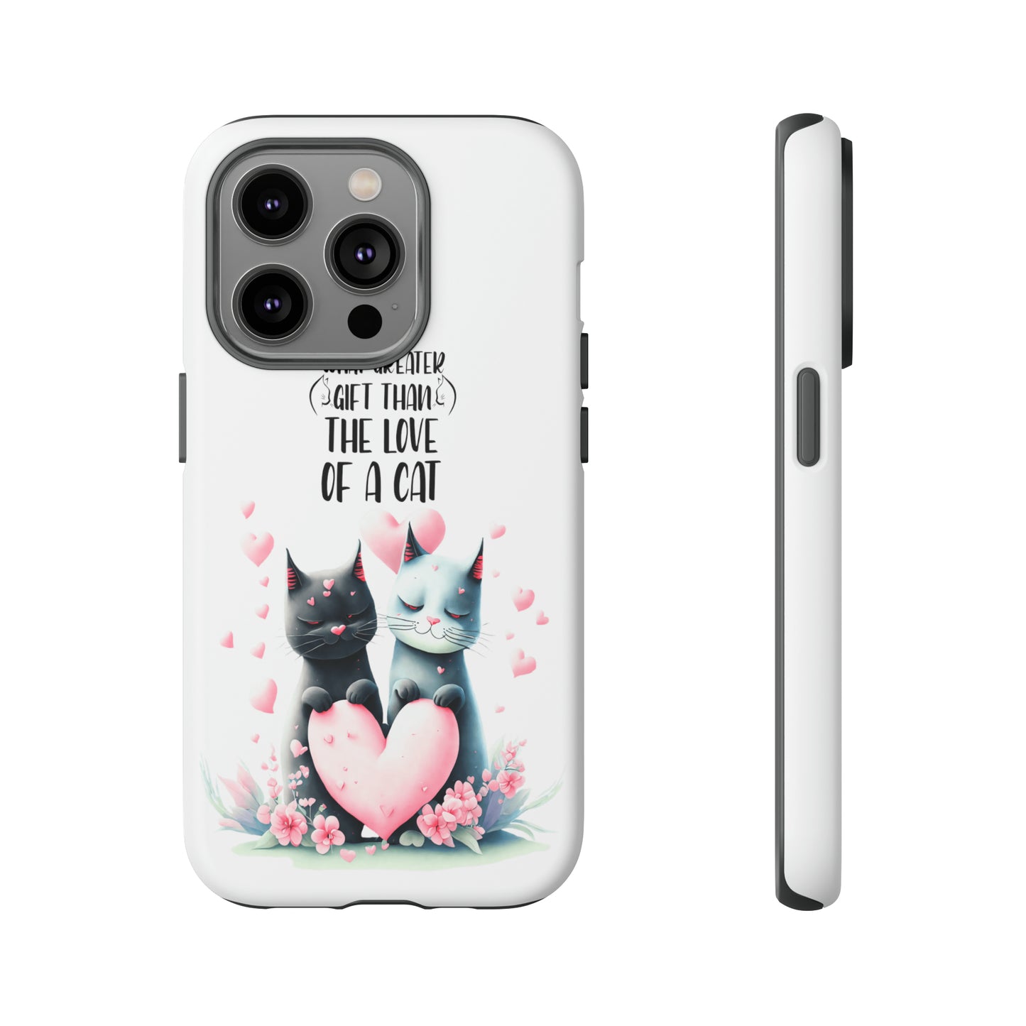 I Phone Tough Phone Cases- I Phone, Samsung, Google Pixel- cat