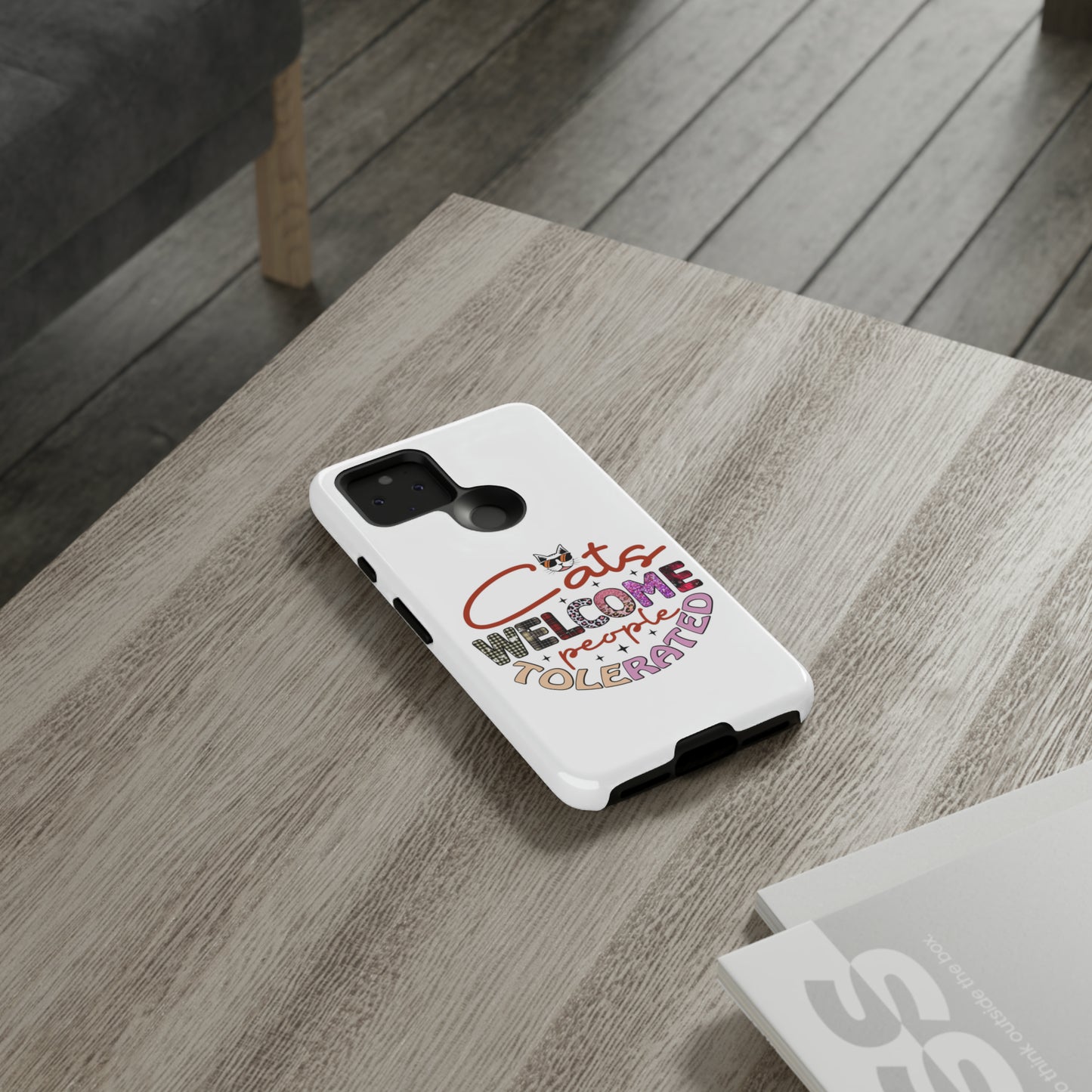 I Phone 15 Tough Cases- Cats Welcome