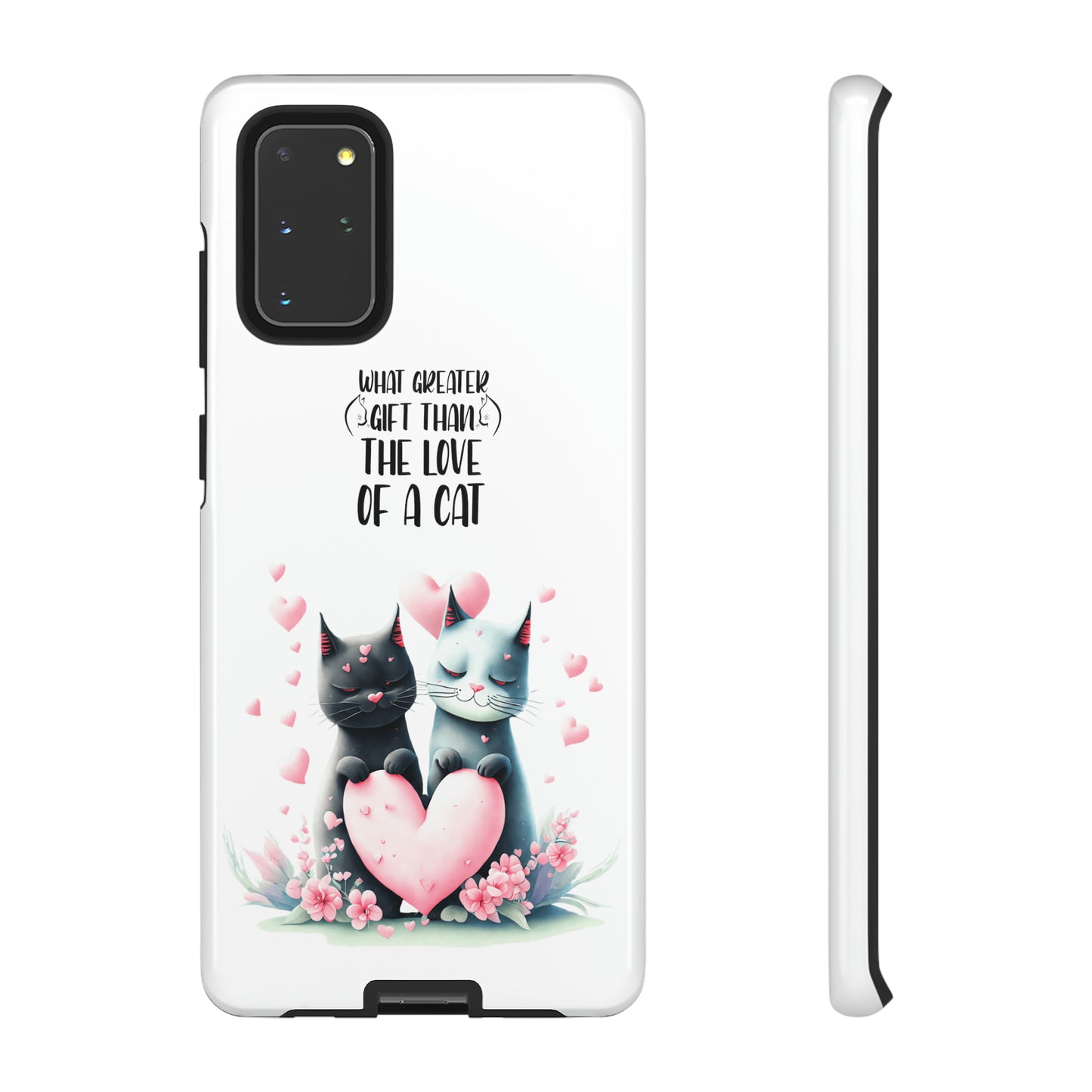 I Phone Tough Phone Cases- I Phone, Samsung, Google Pixel- cat