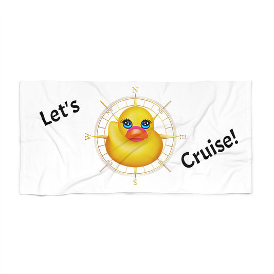 Beach Towel- Cruising Duck