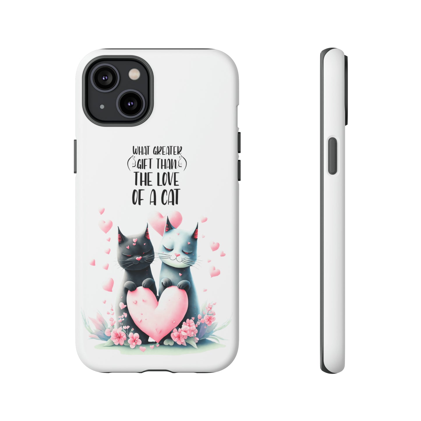 I Phone Tough Phone Cases- I Phone, Samsung, Google Pixel- cat