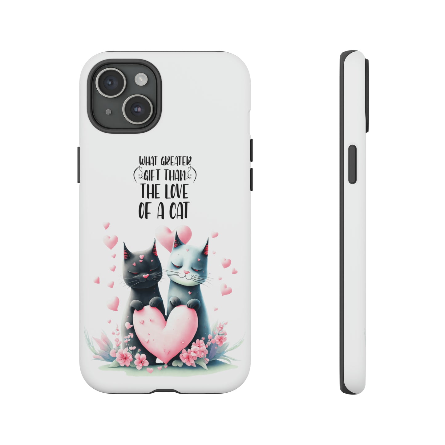 I Phone Tough Phone Cases- I Phone, Samsung, Google Pixel- cat