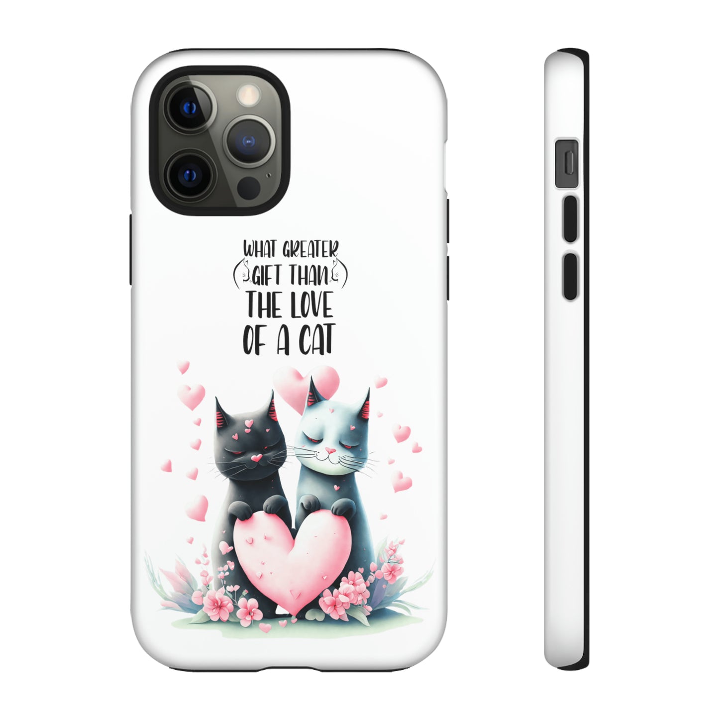 I Phone Tough Phone Cases- I Phone, Samsung, Google Pixel- cat