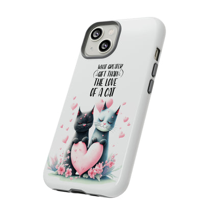 I Phone Tough Phone Cases- I Phone, Samsung, Google Pixel- cat