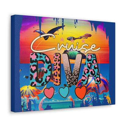 Canvas Gallery Wraps- Cruise Diva