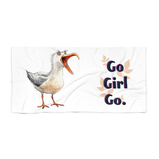 Beach Towel- Go Girl Go