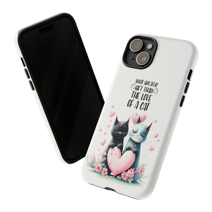 I Phone Tough Phone Cases- I Phone, Samsung, Google Pixel- cat