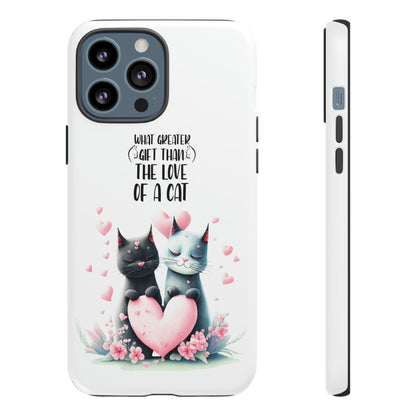 I Phone Tough Phone Cases- I Phone, Samsung, Google Pixel- cat