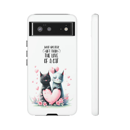 I Phone Tough Phone Cases- I Phone, Samsung, Google Pixel- cat