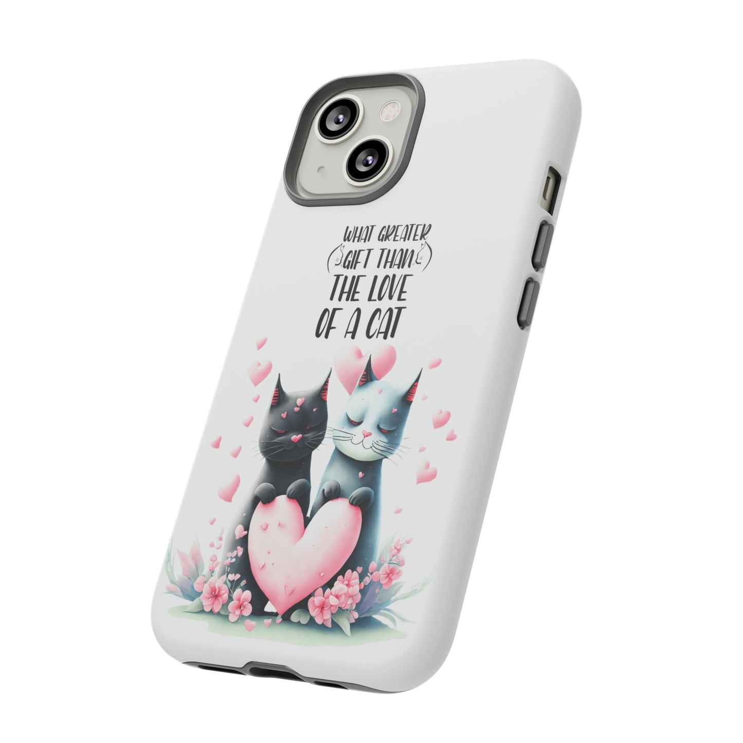 I Phone Tough Phone Cases- I Phone, Samsung, Google Pixel- cat