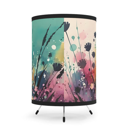 Lamp with High-Res  - Tripod - Flower design