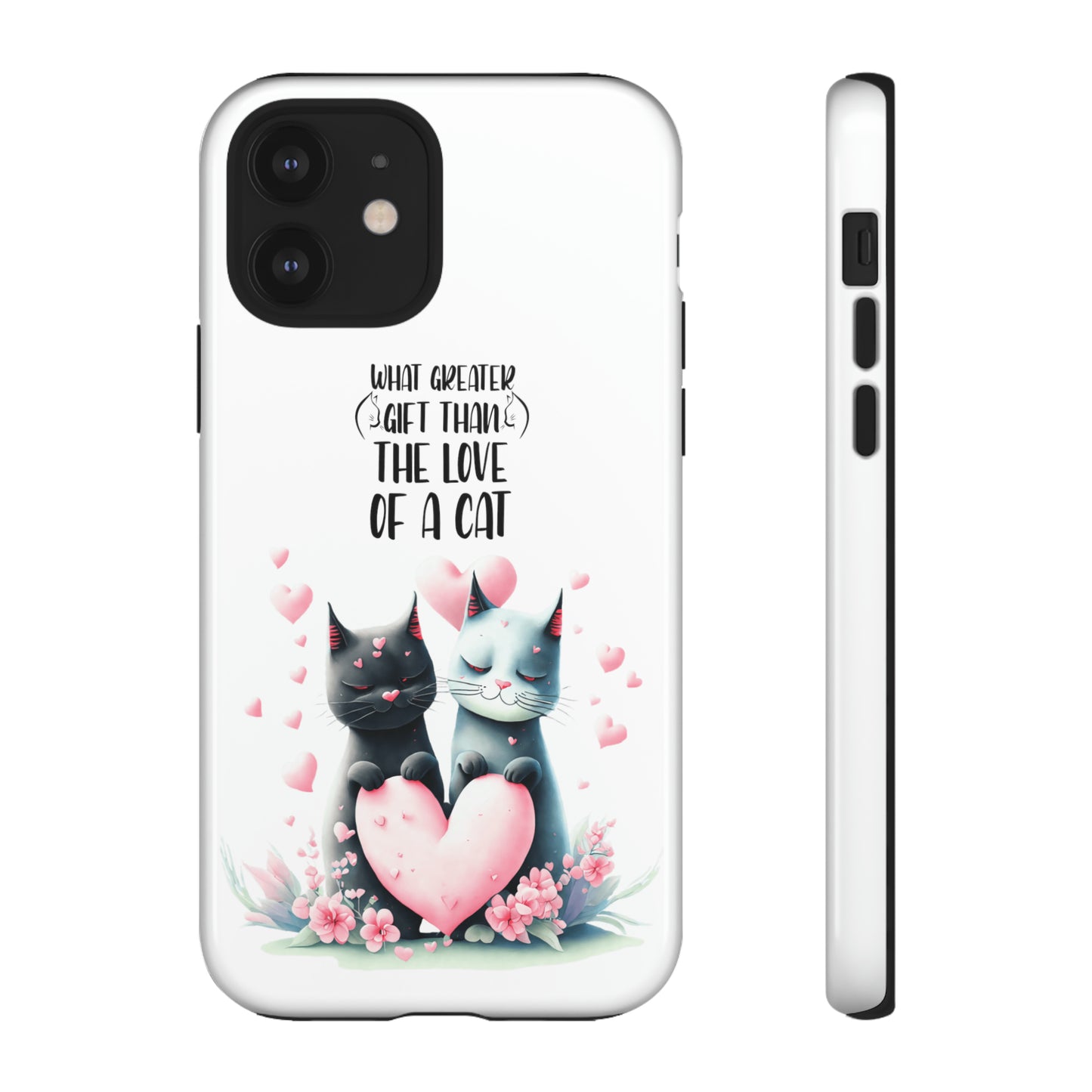 I Phone Tough Phone Cases- I Phone, Samsung, Google Pixel- cat