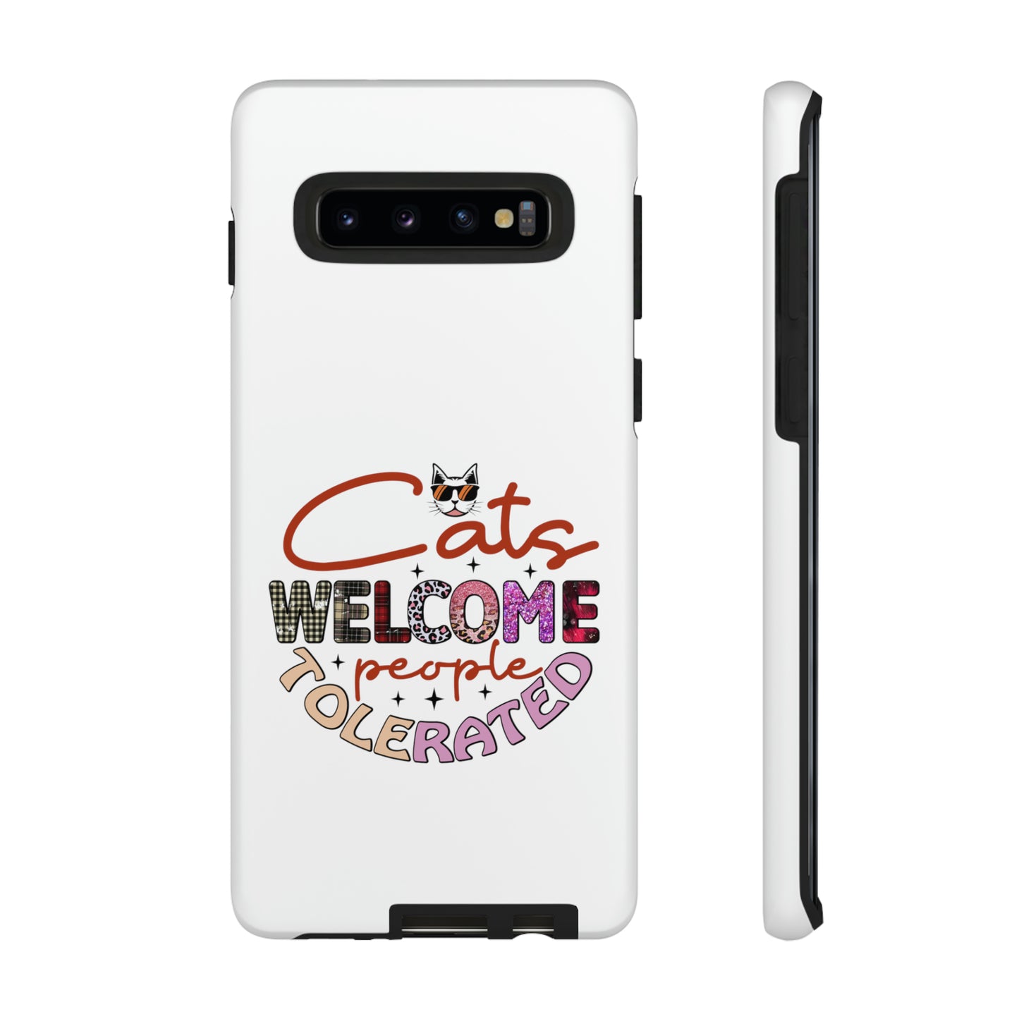 I Phone 15 Tough Cases- Cats Welcome