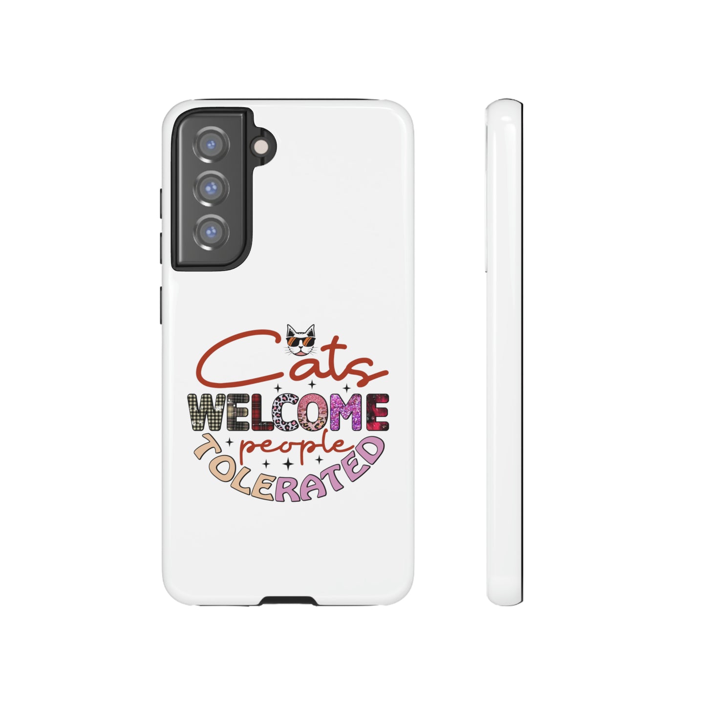 I Phone 15 Tough Cases- Cats Welcome