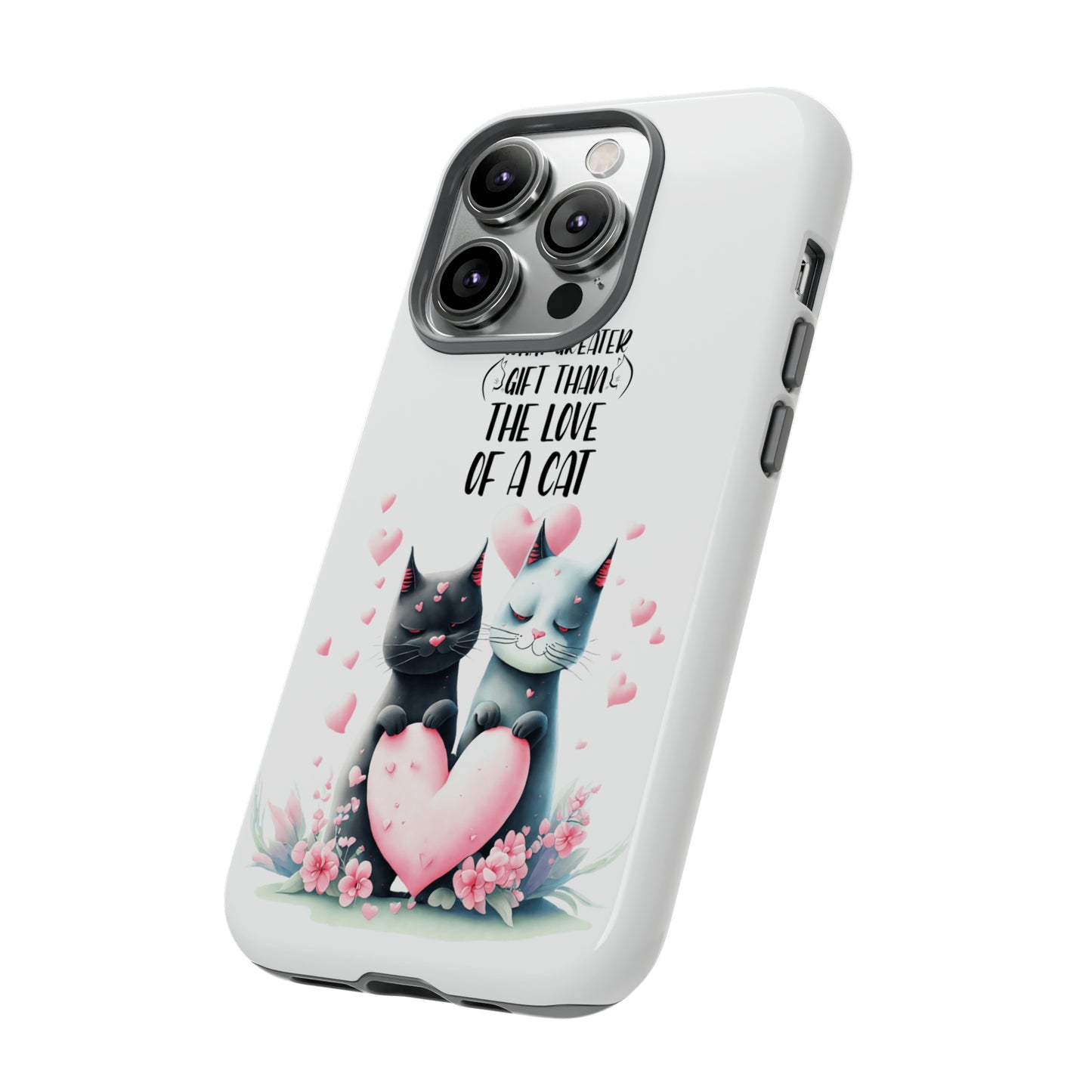 I Phone Tough Phone Cases- I Phone, Samsung, Google Pixel- cat