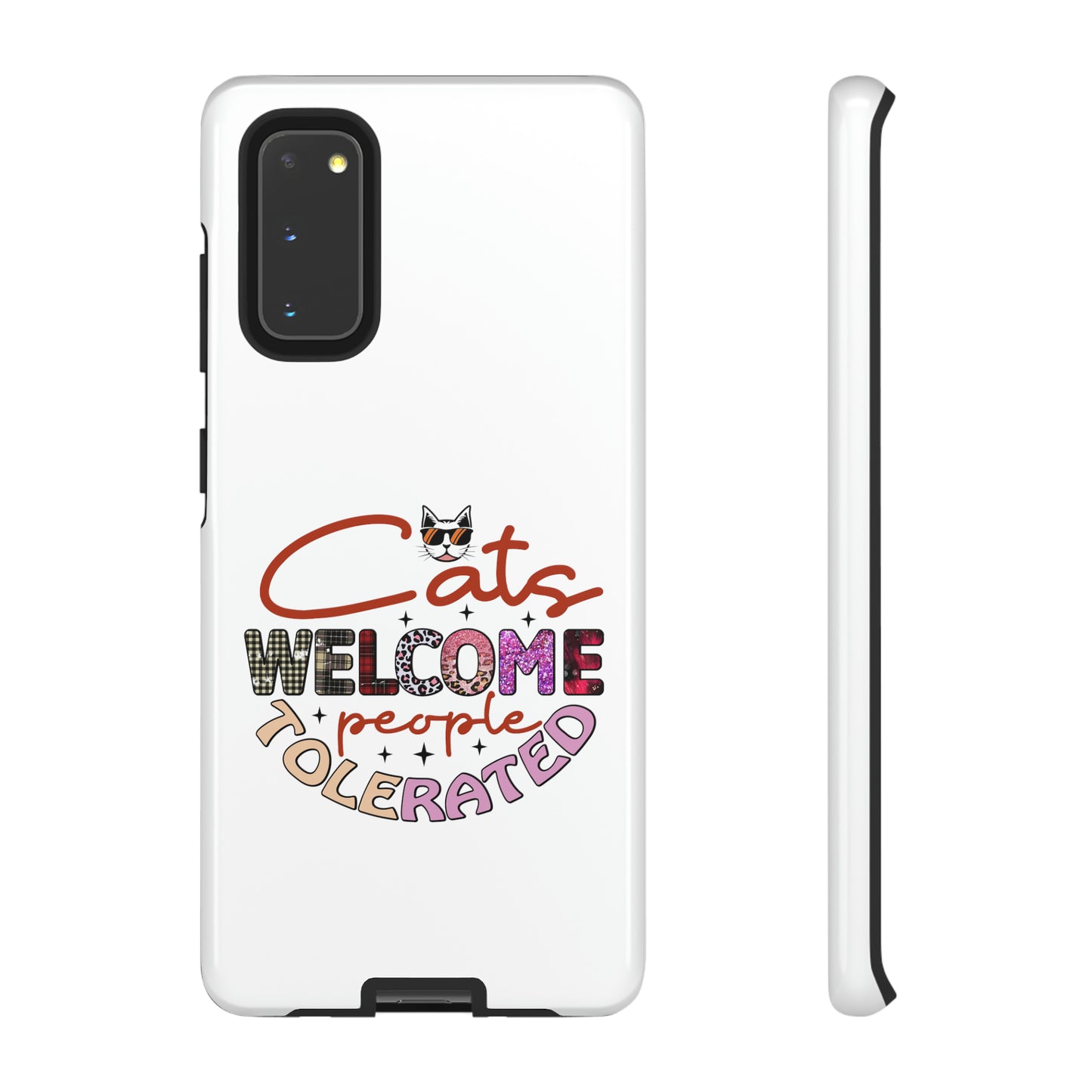 I Phone 15 Tough Cases- Cats Welcome