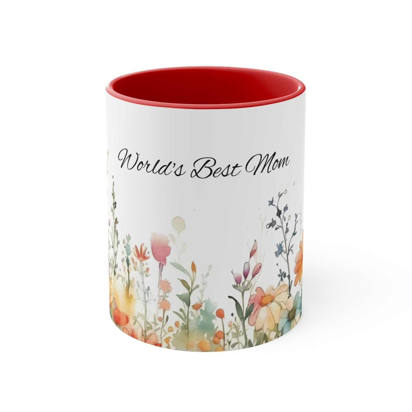 Accent Coffee Mug, 11oz- World's Best Mom