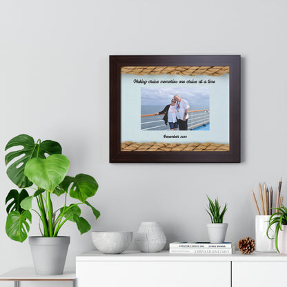 Framed Horizontal Poster- Customize with your picture & Message