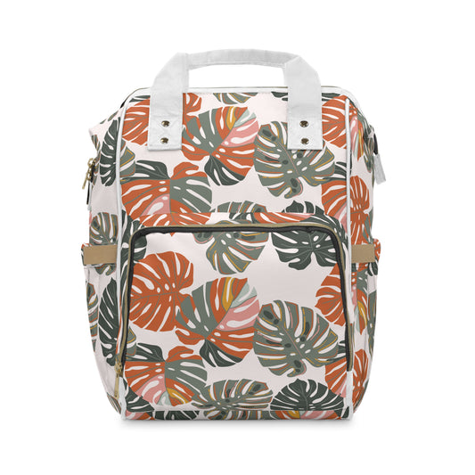 Bag- Multifunctional Diaper Backpack- Tropical design