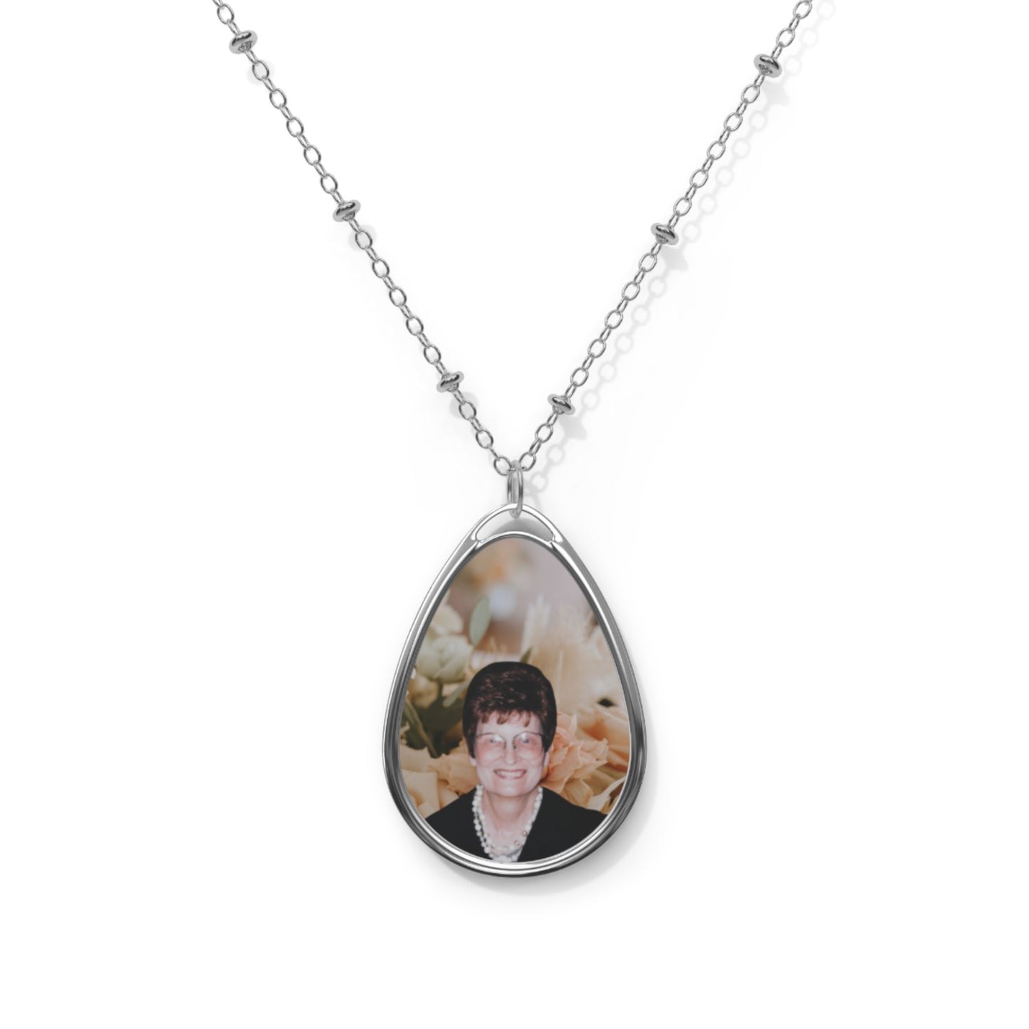 Oval Necklace- Mom