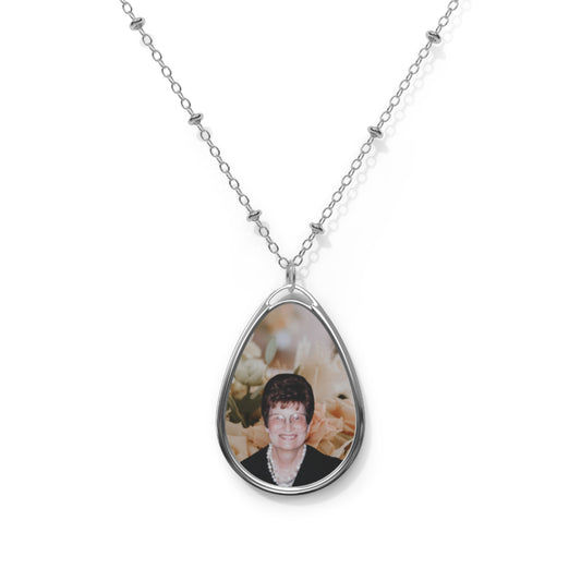 Oval Necklace- Mom