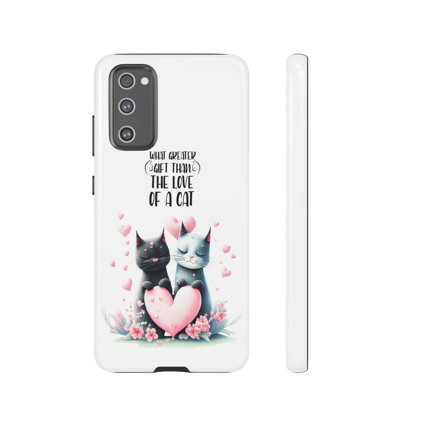 I Phone Tough Phone Cases- I Phone, Samsung, Google Pixel- cat