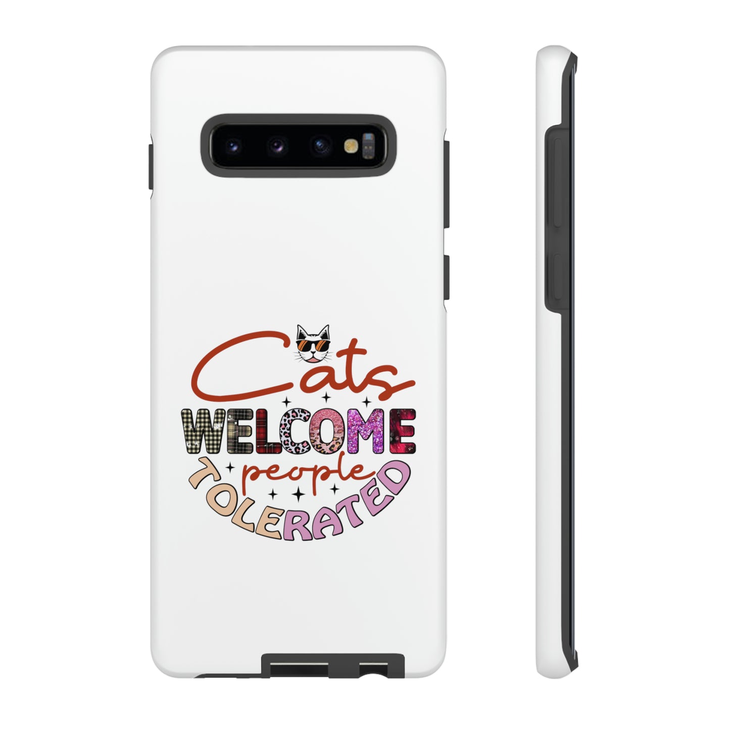 I Phone 15 Tough Cases- Cats Welcome