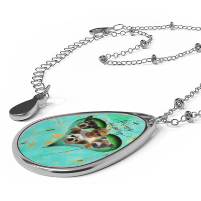 Oval Necklace - In Loving Memory