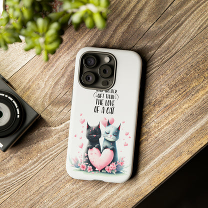 I Phone Tough Phone Cases- I Phone, Samsung, Google Pixel- cat